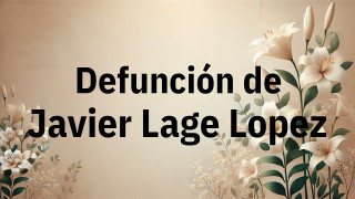 Defunción en Fuenlabrada de Javier Lage Lopez