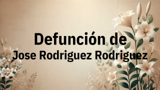 Defunción en Fuenlabrada de Jose Rodriguez Rodriguez