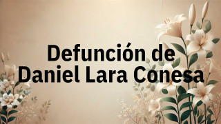 Defunción en Fuenlabrada de Daniel Lara Conesa