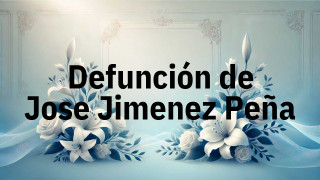 Defunción en Fuenlabrada de Jose Jimenez Peña