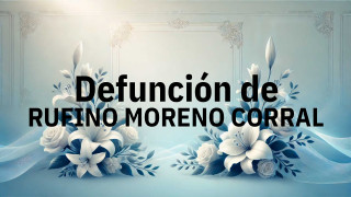 Defunción en Fuenlabrada de RUFINO MORENO CORRAL