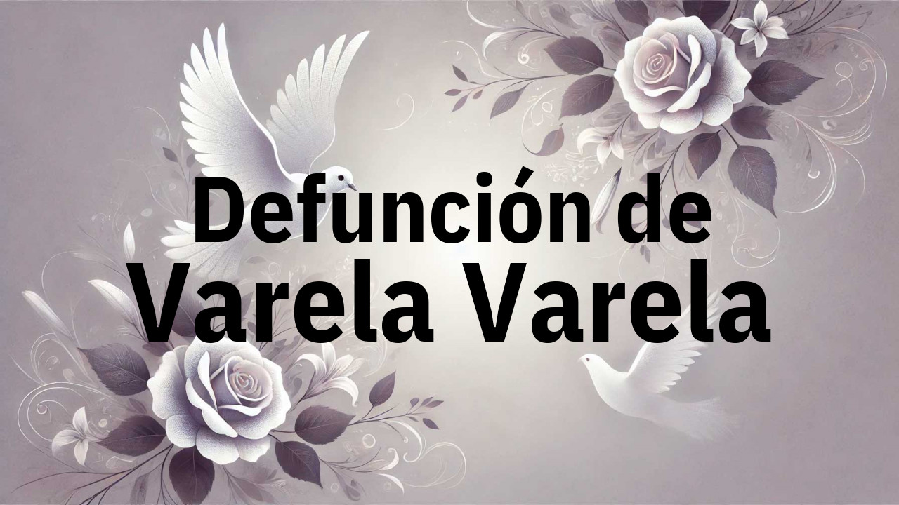 Defunción en Fuenlabrada de Varela Varela