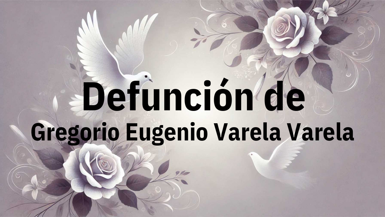 Defunción en Fuenlabrada de Gregorio Eugenio Varela Varela