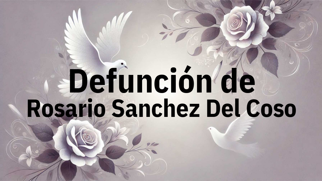 Defunción en Fuenlabrada de Rosario Sanchez Del Coso