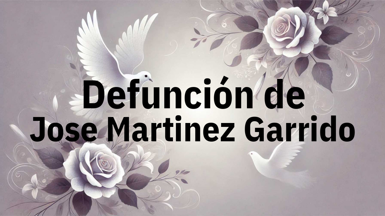 Defunción en Fuenlabrada de Jose Martinez Garrido